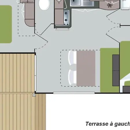 Mobil Pour 6 Personnes Avec Terrasse - Api-1-52-390